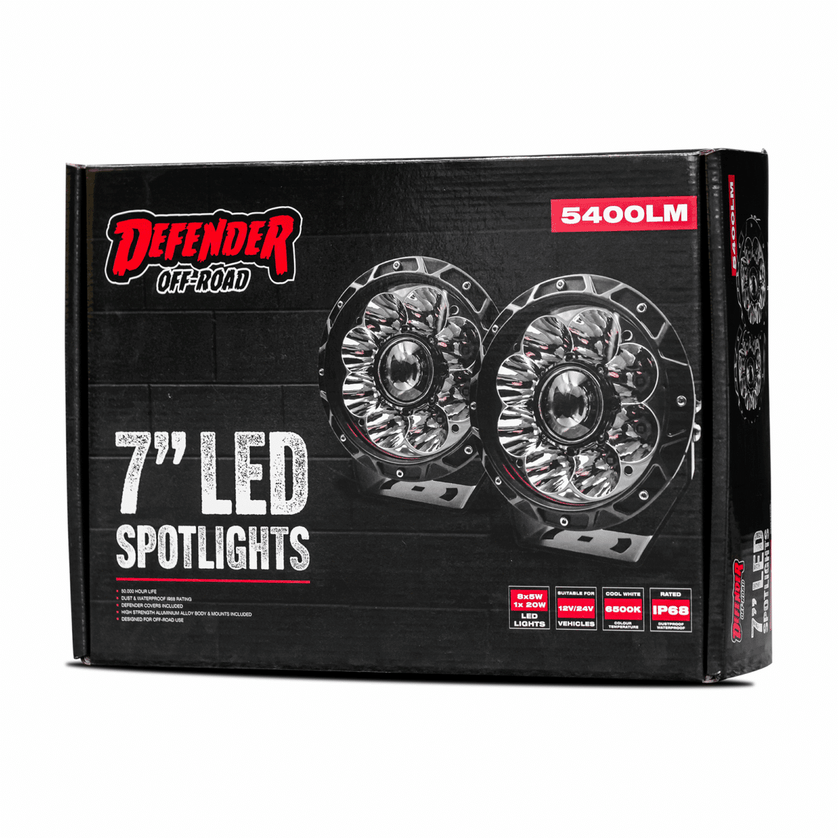 Defender 7 Inch LED Spotlights - Image 9
