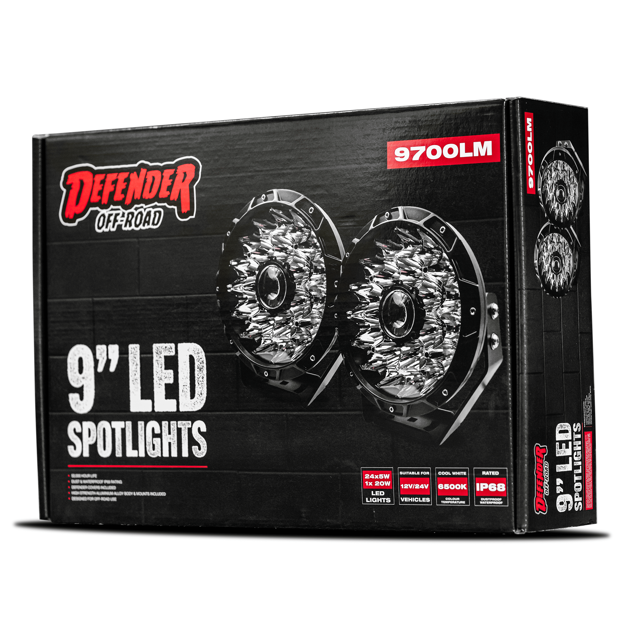 Defender 9 Inch LED Spotlights - Image 4