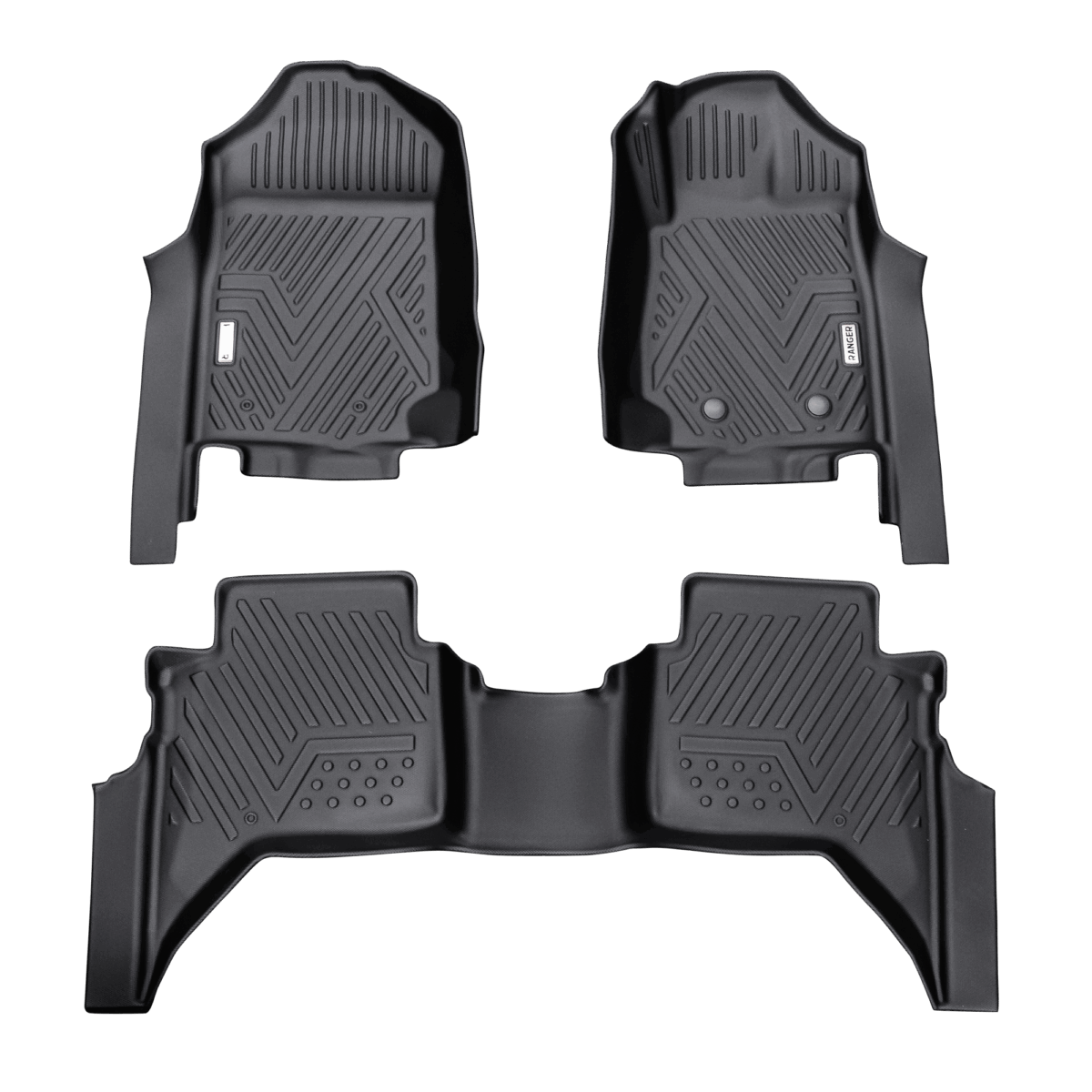 Heavy-Duty Floor Mats to suit Ford Ranger 2015-2021 - Defender Off-Road