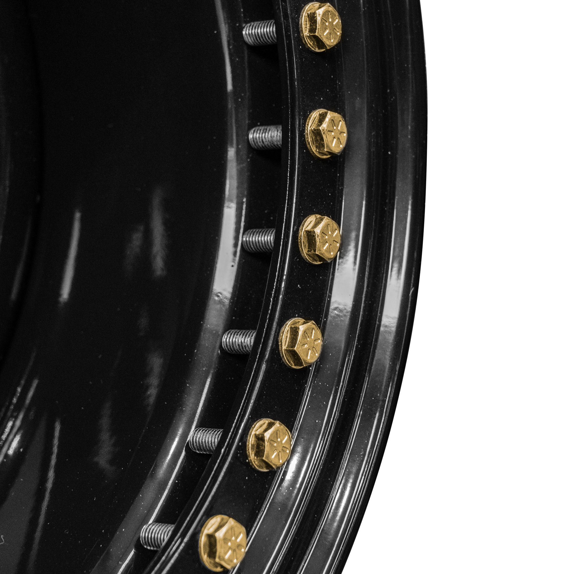 15x10 -44p Genuine Beadlock Triangle Spoke Steel Wheels - Image 4