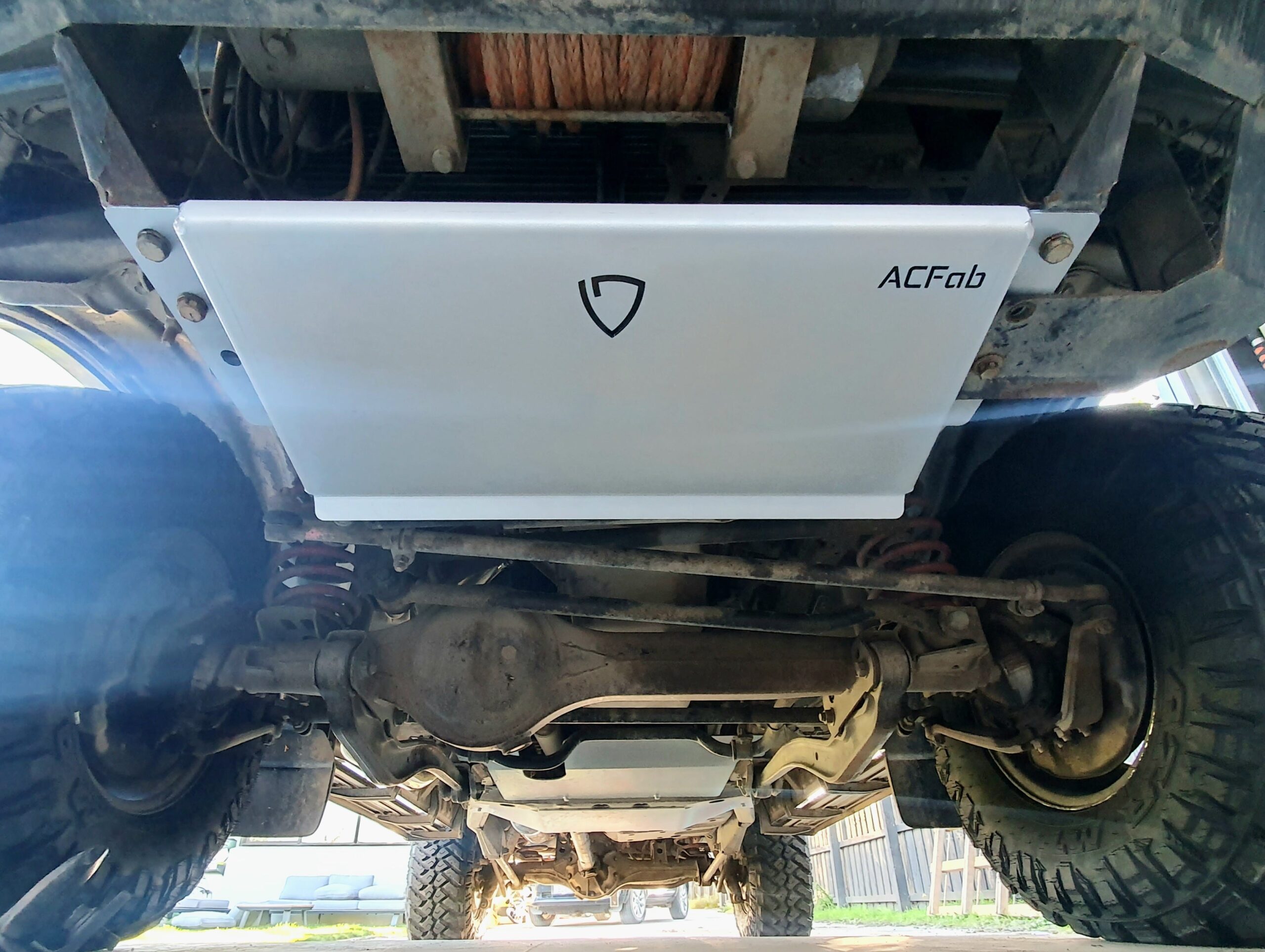 Toyota Landcruiser 80 series front guard bash plate - Image 3