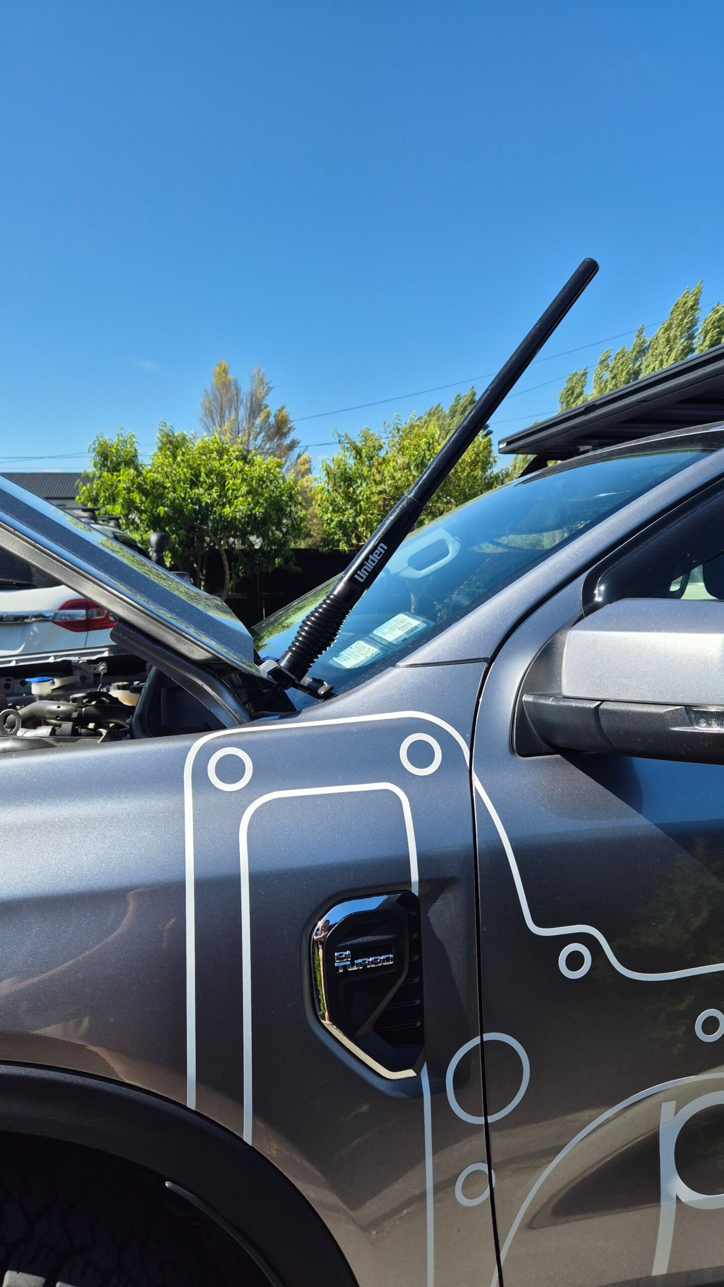 Ford Ranger NEXT Gen RA 2022 to current UHF Antenna Mount Bracket - Image 4