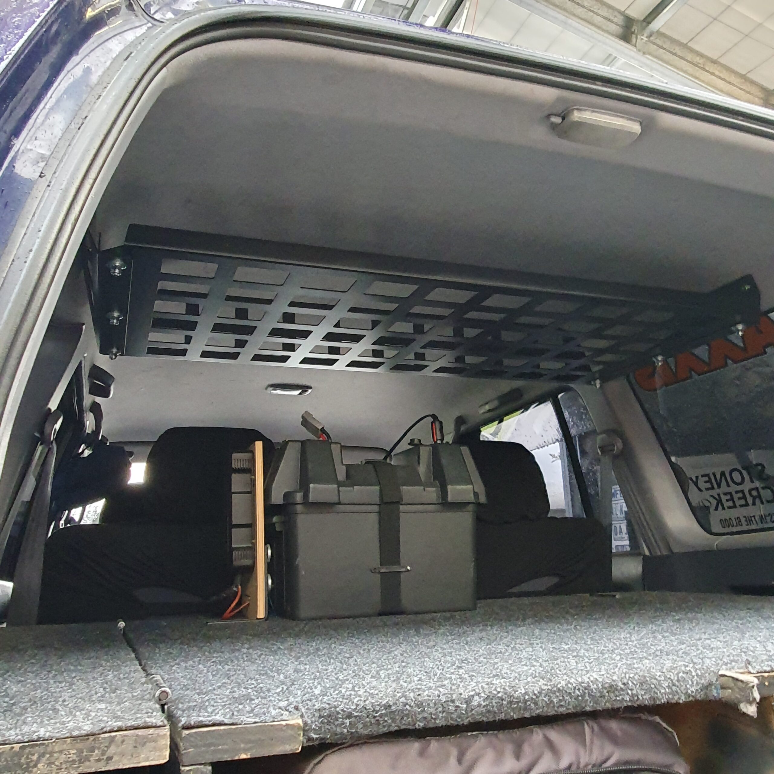 Toyota Prado 95 series LWB Rear Cargo Shelf - Image 4